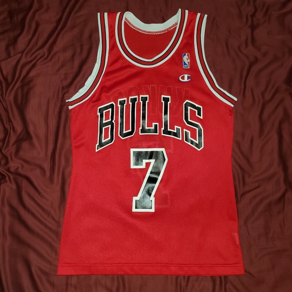 Champion Other - Vintage Toni Kukoc Chicago Bulls Red Jersey